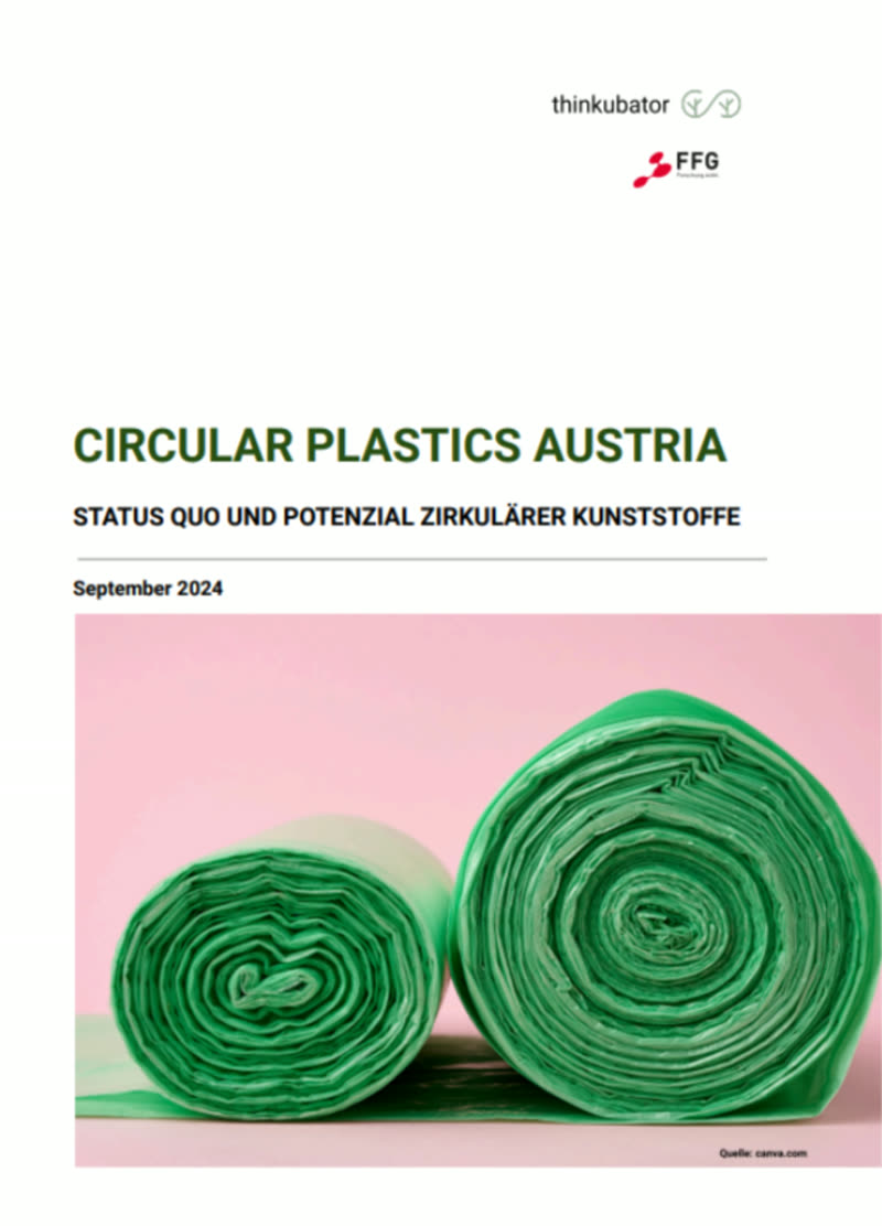 Cover of the Circular Plastics Austria whitepaper