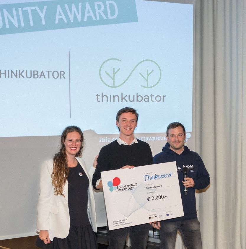 Prize winner at Social Impact Award 2022 - Thinkubator
