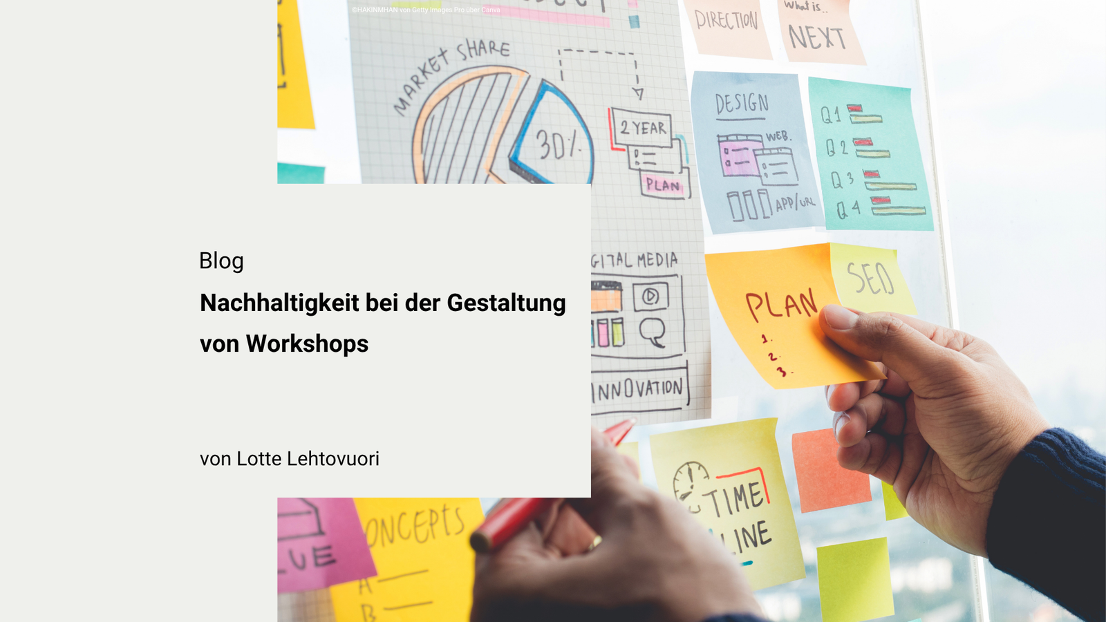 Nachhaltigkeit bei Workshops