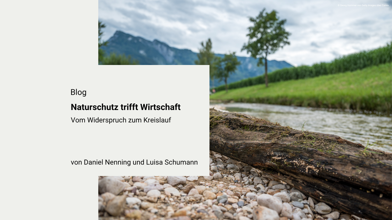 Naturschutz trifft Wirtschaft