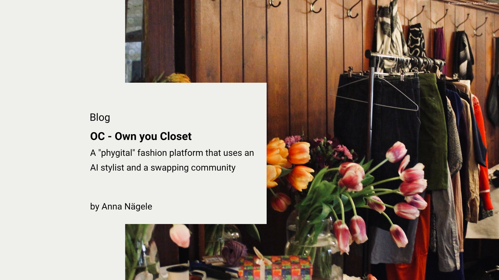 OC – Own your Closet, circular fashion startup